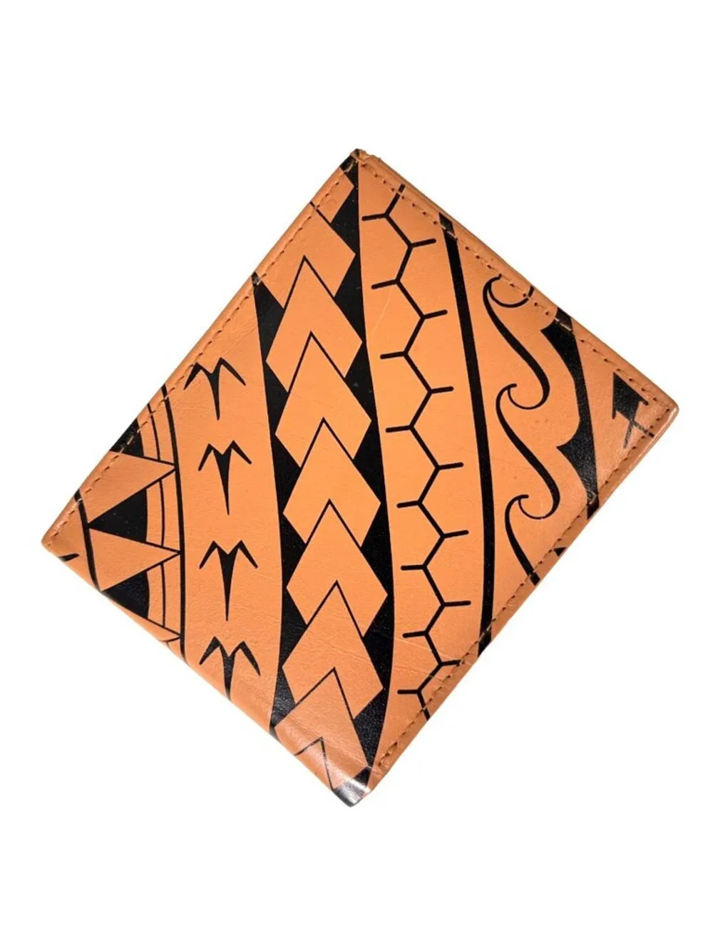 NA KOA Hawaiian Leather Wallet Polynesian Tribal Manu Tattoo Eugene Ta'ase